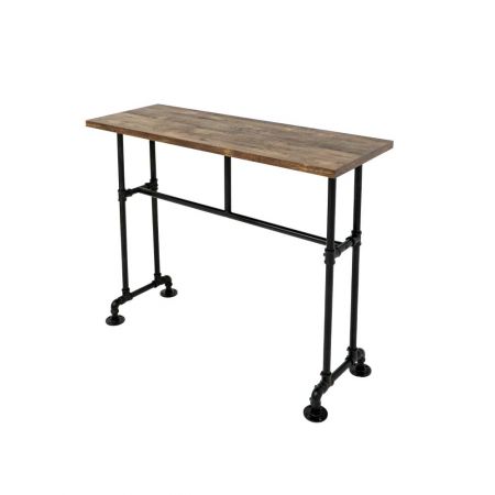 C'è un tubo di ferro sostenuto dalla parte superiore al centro, in modo che il piano del tavolo non abbia problemi di sprofondamento. C'è uno spazio aperto a 55,0 cm da terra. È possibile posizionare oggetti.